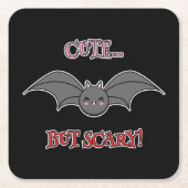 Scary Bat Kartonnen Onderzetters (Voorkant)