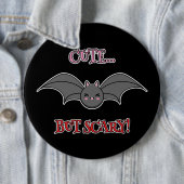 Scary Bat Ronde Button 6,0 Cm (In situ)