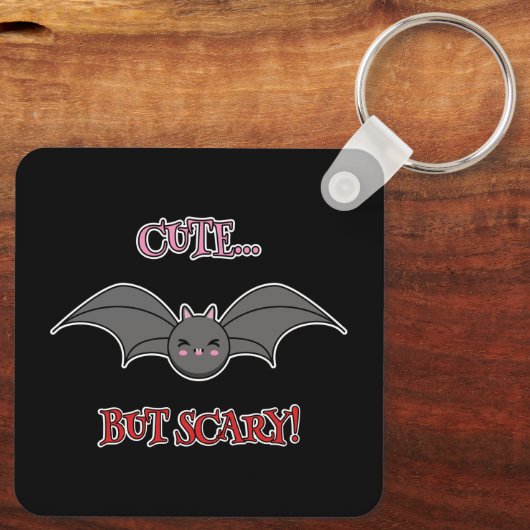 Scary Bat Sleutelhanger (Achterkant)