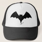Scary Black Bat Trucker Pet (Voorkant)