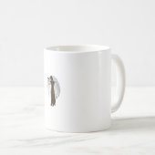 Scary Black Great Dane Dog Witch Pet Halloween Koffiemok (Voorkant rechts)