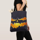 Scary Black Jack O'lantern Tote Bag (Dichtbij)