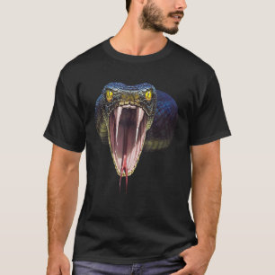 Scary Black Mamba Snake Halloween Costume Gift T-shirt