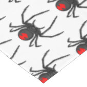 Scary black widow spin cartoon illustratie tafelkleed (Gekanteld)