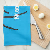 Scary black widow spin cartoon illustratie theedoek (Quarter Fold)