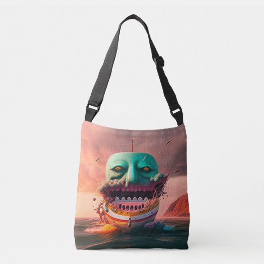Scary boat crossbody tas (Voorkant)