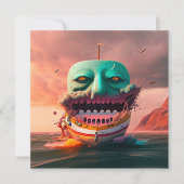 Scary Boat Kaart (Voorkant)