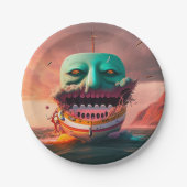 Scary boat papieren bordje (Voorkant)