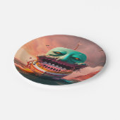 Scary boat papieren bordje (Gekanteld)