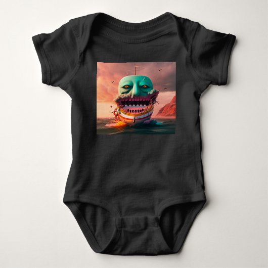 Scary boat romper (Voorkant)