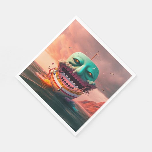 Scary boat servet (Hoek)