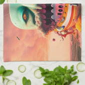 Scary boat theedoek (Gevouwen)