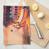 Scary boat theedoek (Quarter Fold)