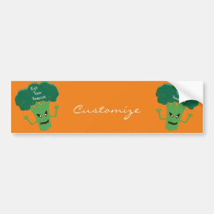 Scary Broccoli Thunder_Cove Bumpersticker