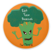 Scary Broccoli Thunder_Cove Keramische Knop (Voorkant)