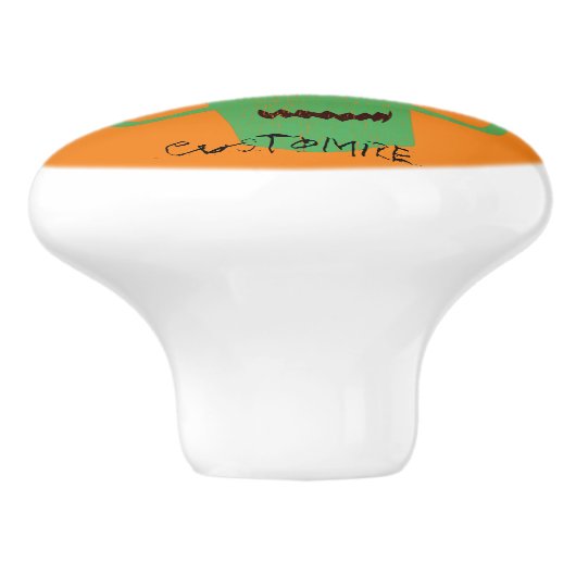 Scary Broccoli Thunder_Cove Keramische Knop (Zijkant)