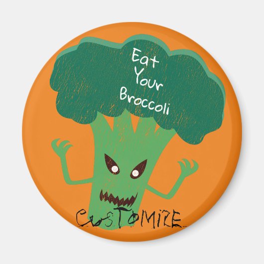 Scary Broccoli Thunder_Cove Magneet (Voorkant)