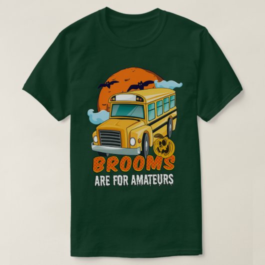 Scary Bus Driver Halloween Costume T-shirt (Design voorkant)