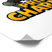 Scary Cartoon Knight beroemd gemaakt door Price Ch Poster (Hoek)