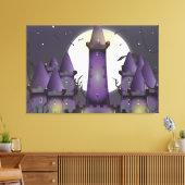 Scary Castle Canvas Afdruk (Insitu (Woonkamer))