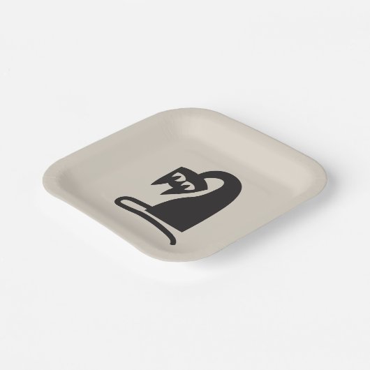 Scary Cat Papieren Bordje (Gebogen)