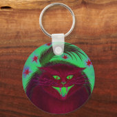 Scary Cat Red sleutelhanger (Voorkant)