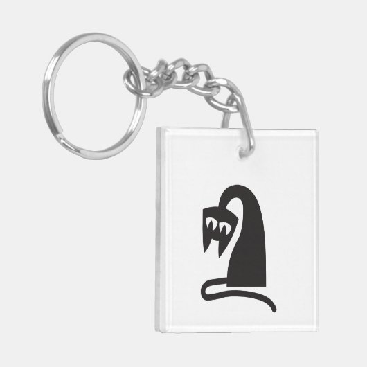 Scary Cat Sleutelhanger (Voorkant Links)