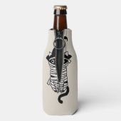 Scary cat wrapped flesjeskoeler (Fles Achterkant)