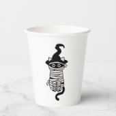 Scary cat wrapped papieren bekers (Voorkant)