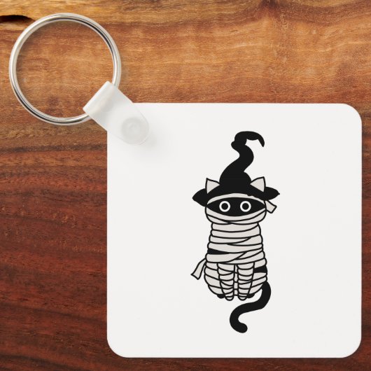 Scary cat wrapped sleutelhanger (Voorkant)