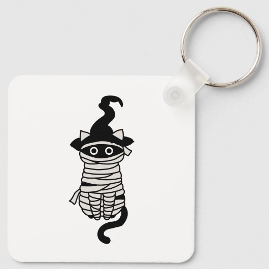 Scary cat wrapped sleutelhanger (Achterkant)
