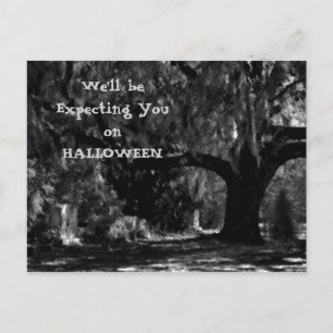 Scary Cemetery Halloween Invitation Briefkaart 2