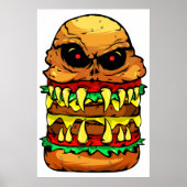 Scary Cheese Burger Poster (Voorkant)