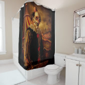 Scary Circus Clown Douchegordijn (In situ)