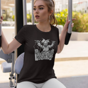 Scary clown and puppets t-shirt