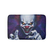 Scary Clown Bath Mat