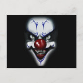 Scary Clown Briefkaart (Voorkant)