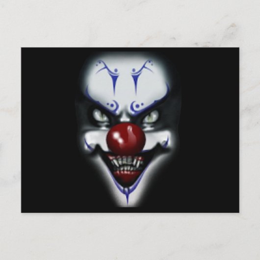 Scary Clown Briefkaart (Voorkant)