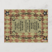 Scary Clown Briefkaart (Achterkant)