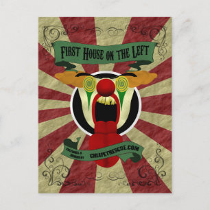 Scary Clown Briefkaart
