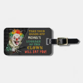 Scary Clown Creepy Circus Halloween Funny Custom Bagagelabel