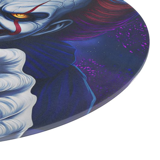 Scary Clown Cutting Board  Snijplank (Hoek)