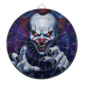Scary Clown Dartboard Dartbord (Voorkant)