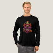 Scary Clown Face Tri-Blend Shirt (Voorkant)