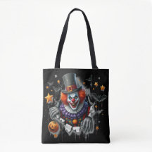 Scary Clown Halloween Bag Tas