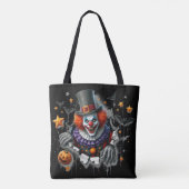 Scary Clown Halloween Bag Tas (Achterkant)