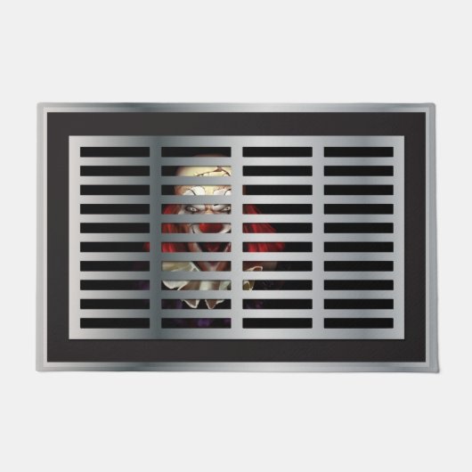 Scary Clown Halloween Novelty Doormat Deurmat (Voorkant)