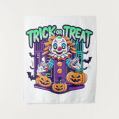 Scary Clown Halloween Wandkleed (Voorkant)