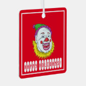 Scary Clown Metalen Ornament (Voorkant Rechts)