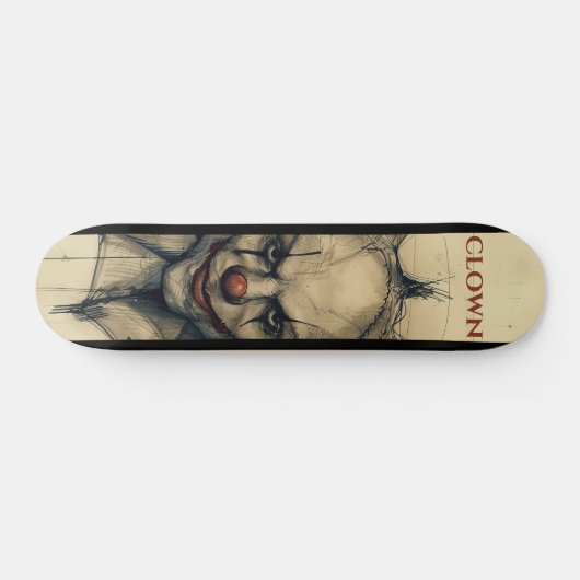Scary Clown Persoonlijk Skateboard (Horizontaal)